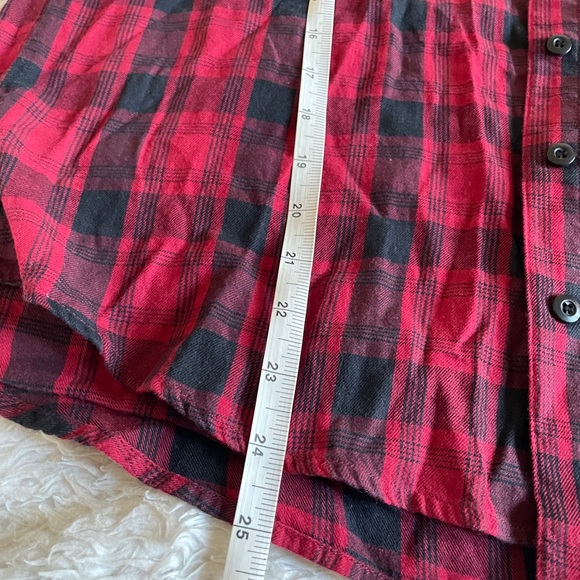 honeys red Plaid Flannel - Picture 2 of 6
